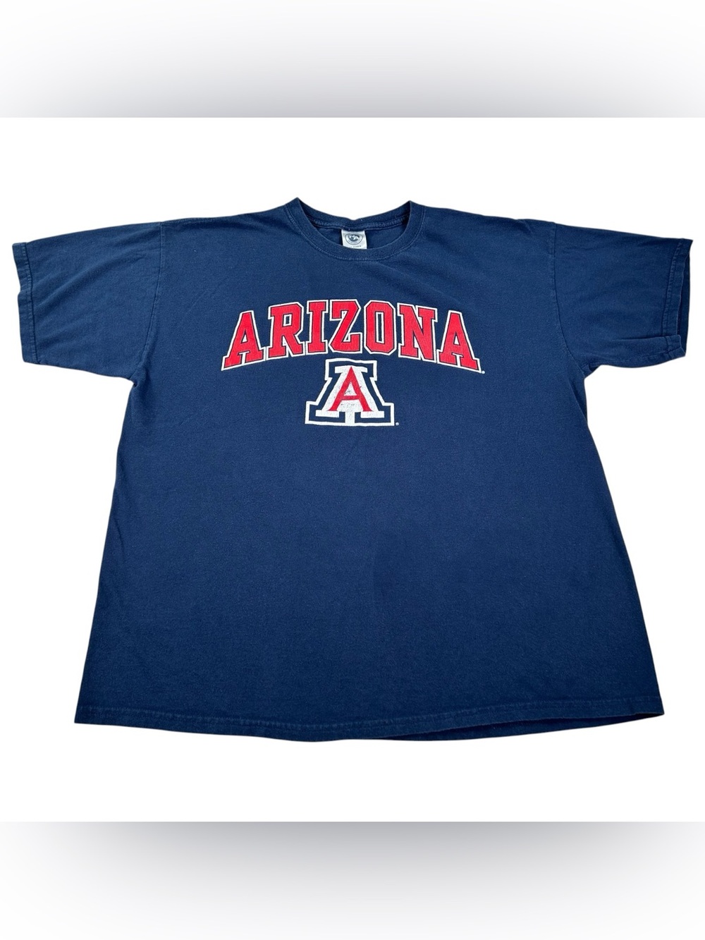 New Agenda Arizona Wildcats T-Shirt Men’s XL Faded Navy Distressed Y2K NCAA